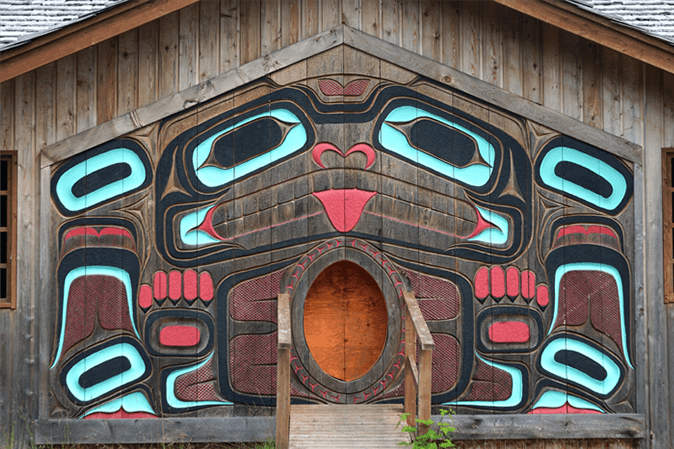 Clan house in Alaska