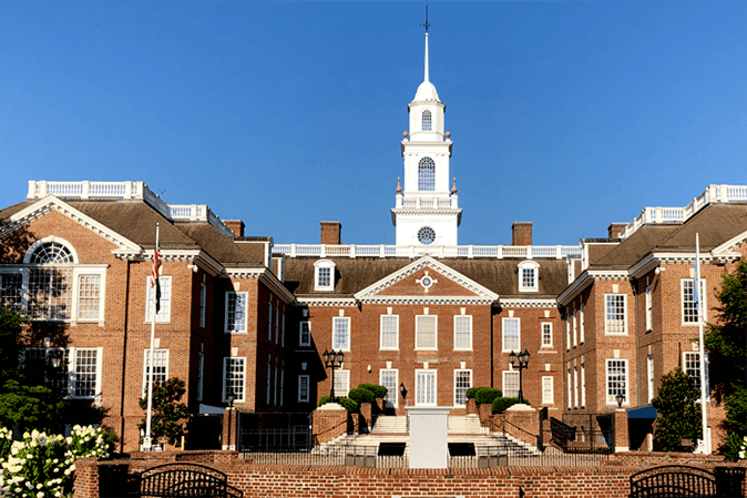 State courthouse in Delaware