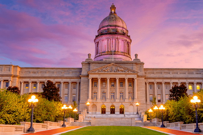 State capitol building in Kentucky