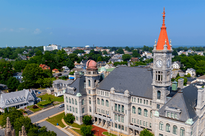View of the Massachusetts Courthouse
