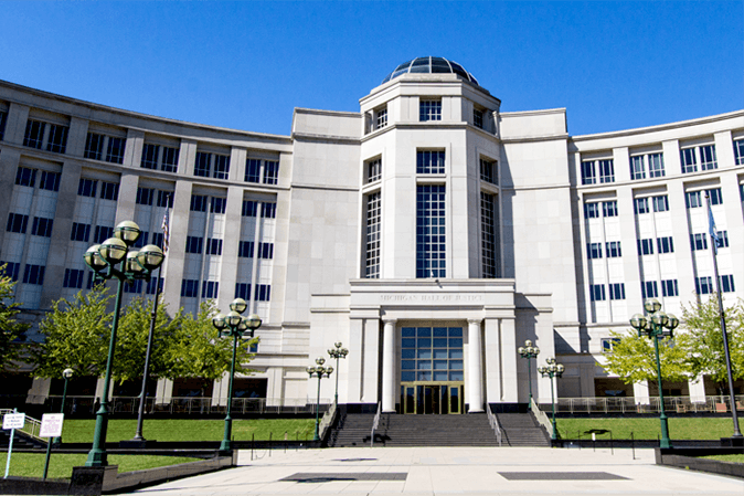 State courthouse building in Michigan