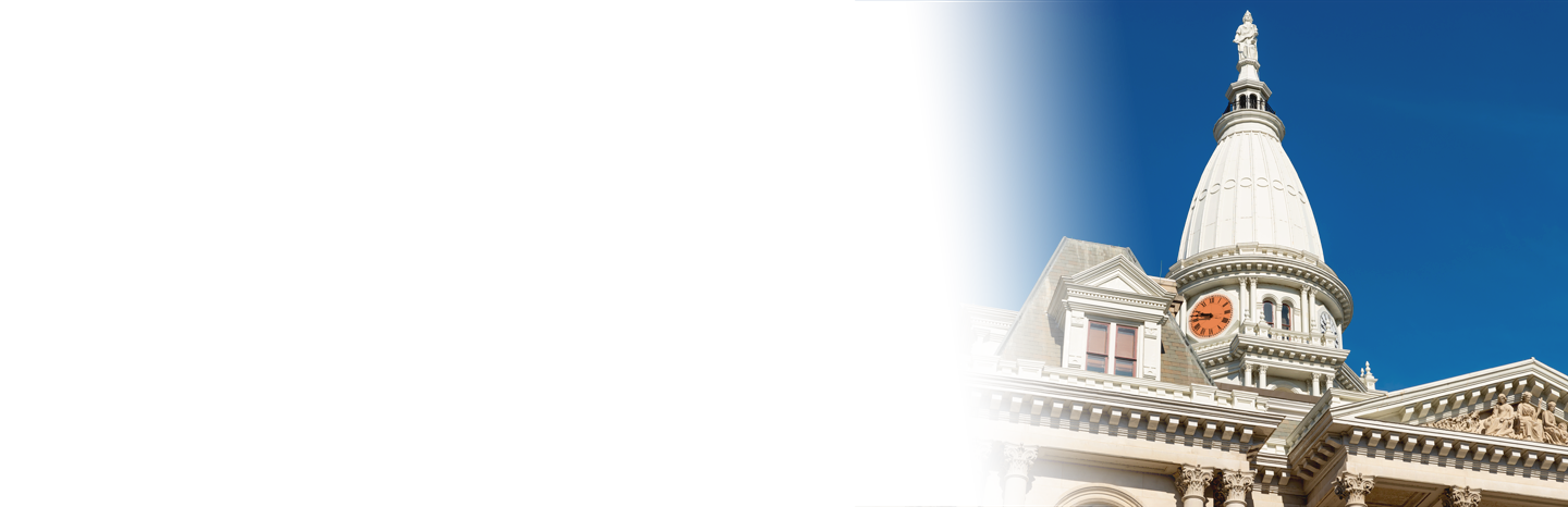 State capitol in Indianapolis, Indiana