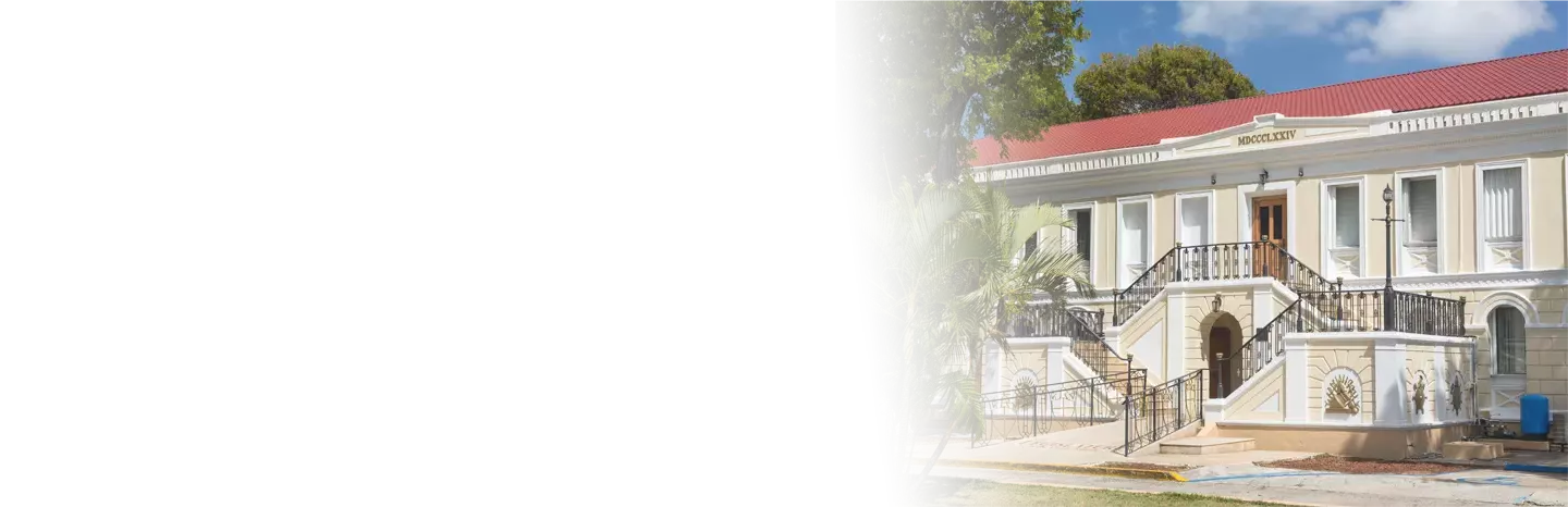 Legislature building in the Virgin Islands