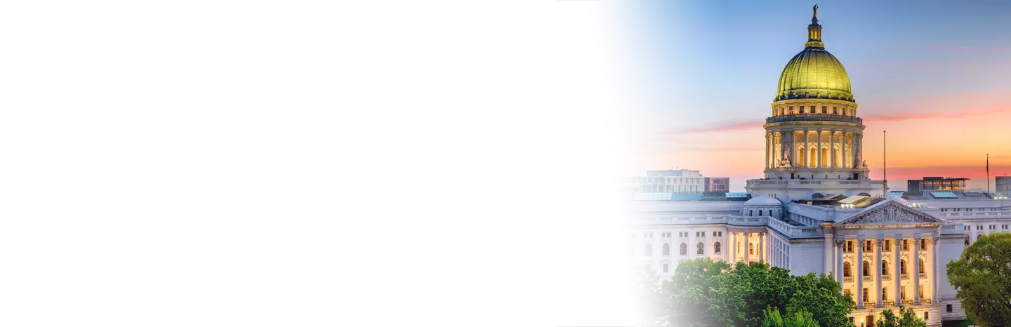 State Capitol building in Wisconsin